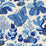 Schumacher Exotic Butterfly Marine Fabric Sample 176183