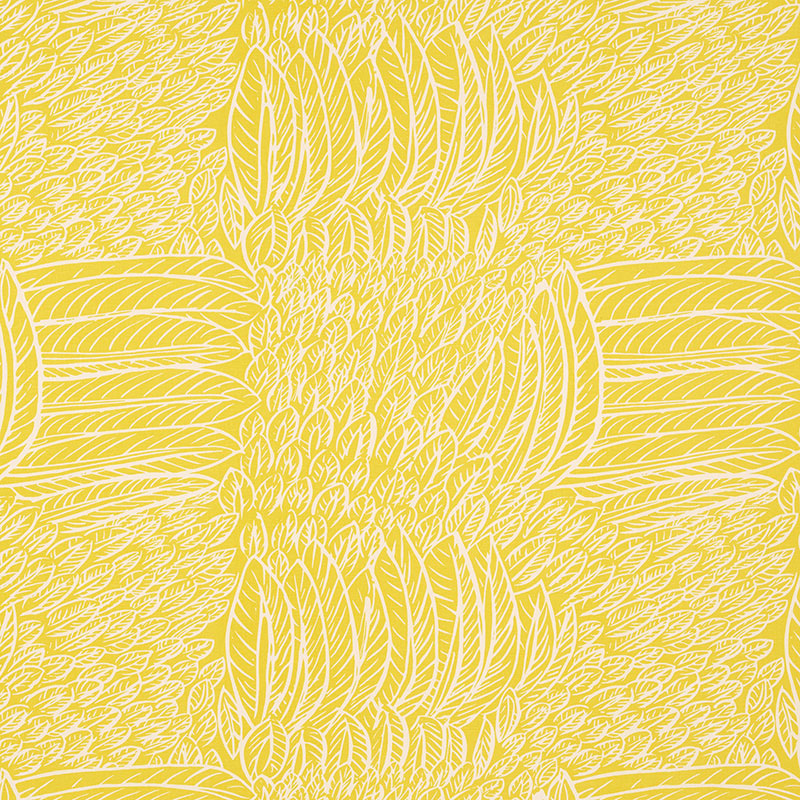 Schumacher Featherfest Citron Fabric 176231