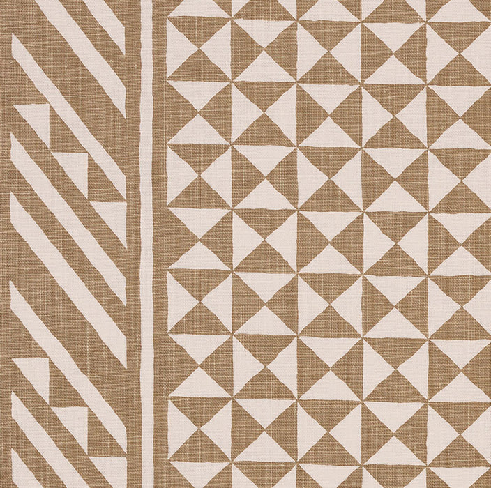 Schumacher Nuba Taupe Fabric 176303