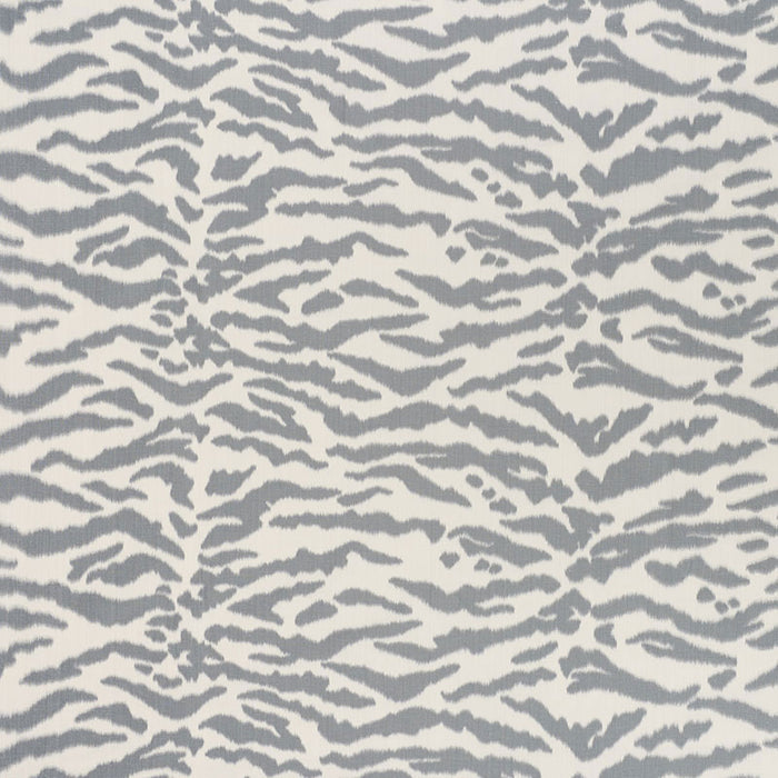 Schumacher Tigris Graphite Fabric Sample 176392