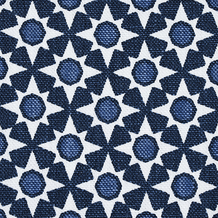 Schumacher Serendipity Blues Fabric Sample 176422