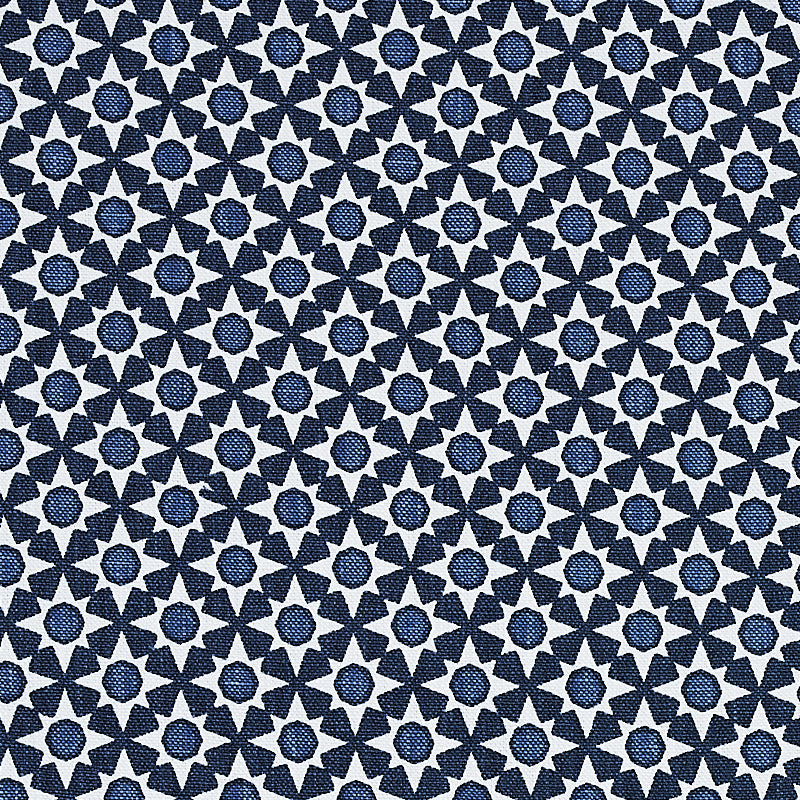 Schumacher Serendipity Blues Fabric 176422