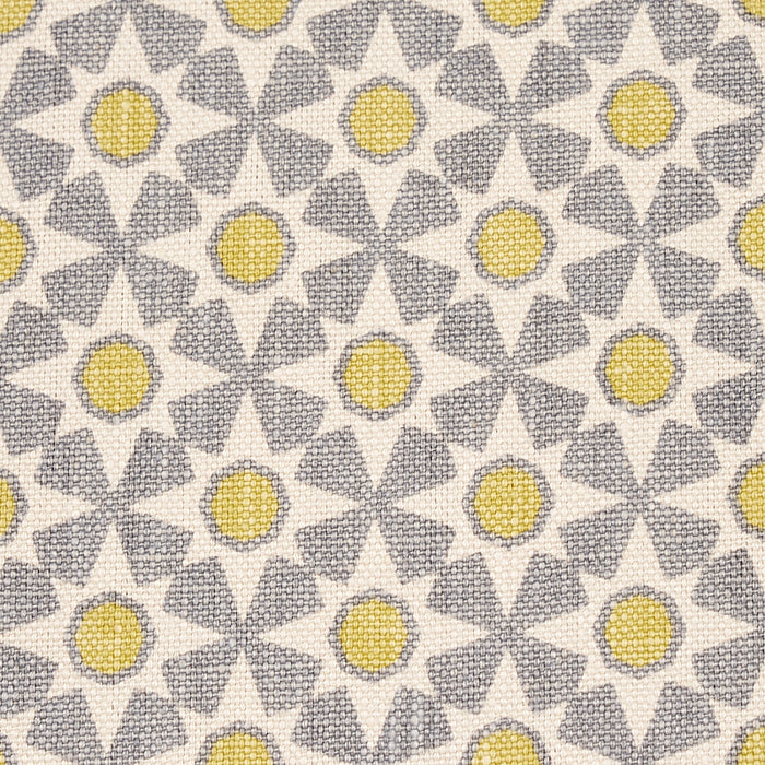 Schumacher Serendipity Bay & Citron Fabric 176426