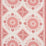 Schumacher Montecito Medallion Faded Red Fabric Sample 176483