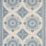 Schumacher Montecito Medallion China Blue Fabric Sample 176484