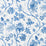 Schumacher Chinoiserie Vine Cobalt Fabric Sample 176491