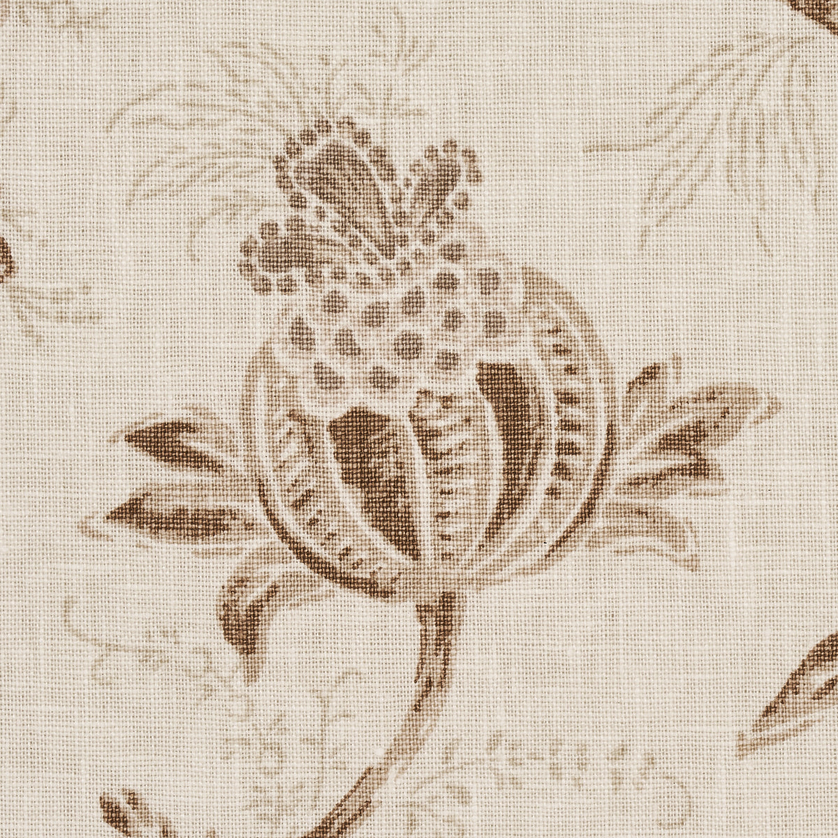 Schumacher Chinoiserie Vine Neutral Fabric 176493