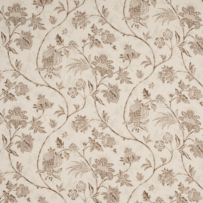 Schumacher Chinoiserie Vine Neutral Fabric Sample 176493