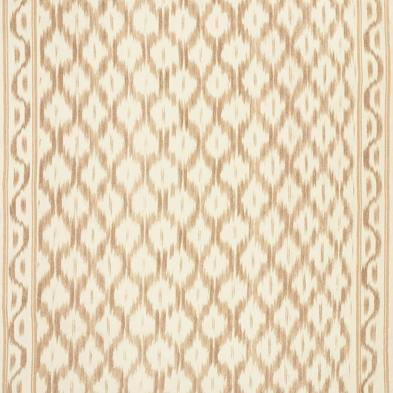 Schumacher Santa Monica Ikat Neutral Fabric 176500