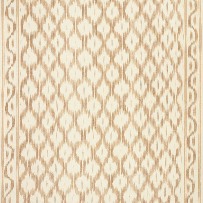 Schumacher Santa Monica Ikat Neutral Fabric Sample 176500