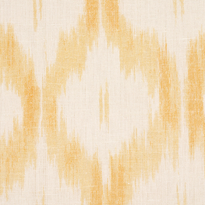 Schumacher Santa Monica Ikat Yellow Fabric Sample 176505