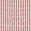 Schumacher Tic For Tac Red Fabric Sample 176540