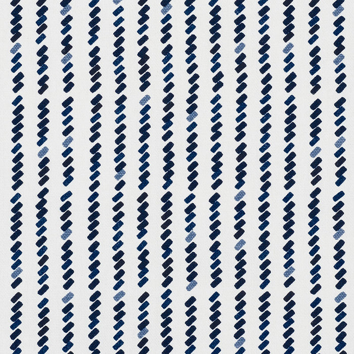 Schumacher Tic For Tac Blue Fabric Sample 176541