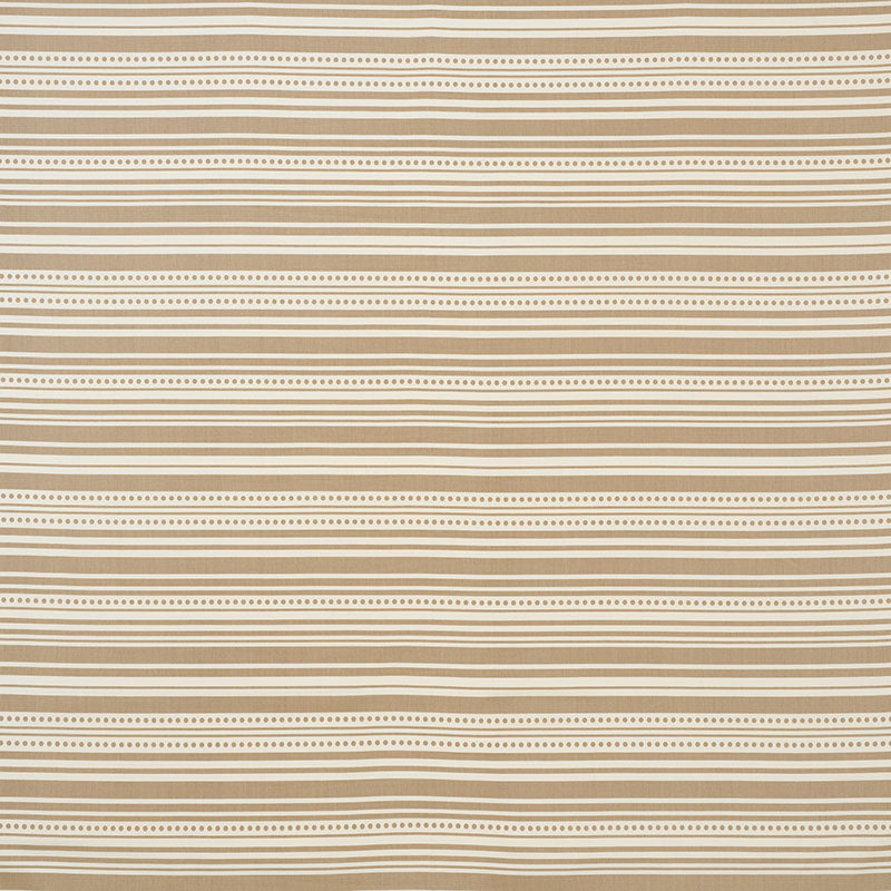 Schumacher Stripedot II Indoor/Outdoor Sand Fabric 176591