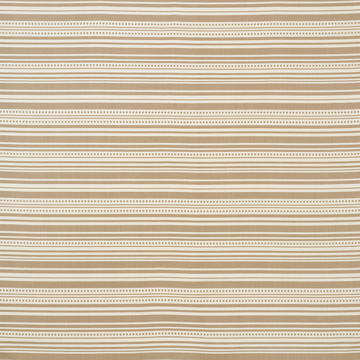 Schumacher Stripedot II Indoor/Outdoor Sand Fabric Sample 176591