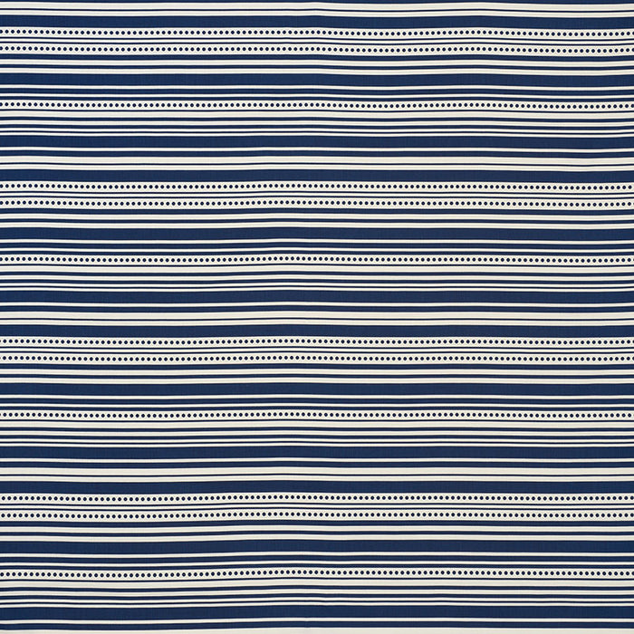 Schumacher Stripedot II Indoor/Outdoor Navy Fabric 176592