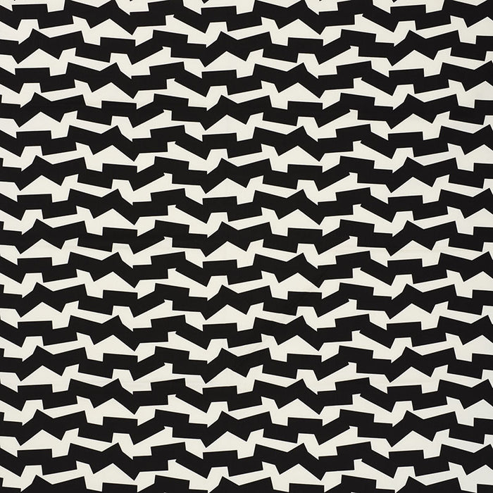 Schumacher Jumble II Indoor/Outdoor Black Fabric 176670