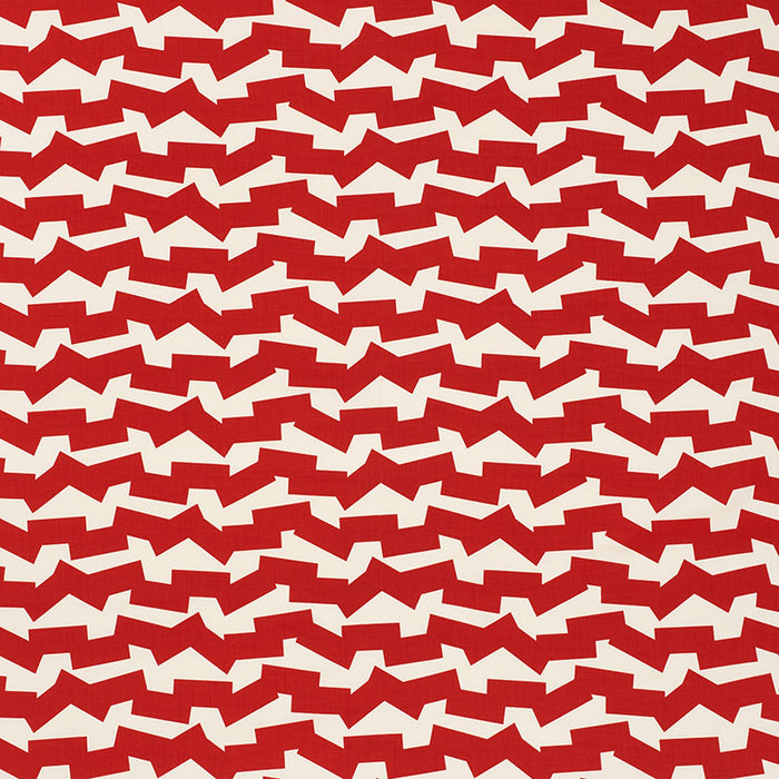 Schumacher Jumble II Indoor/Outdoor Red Fabric 176672