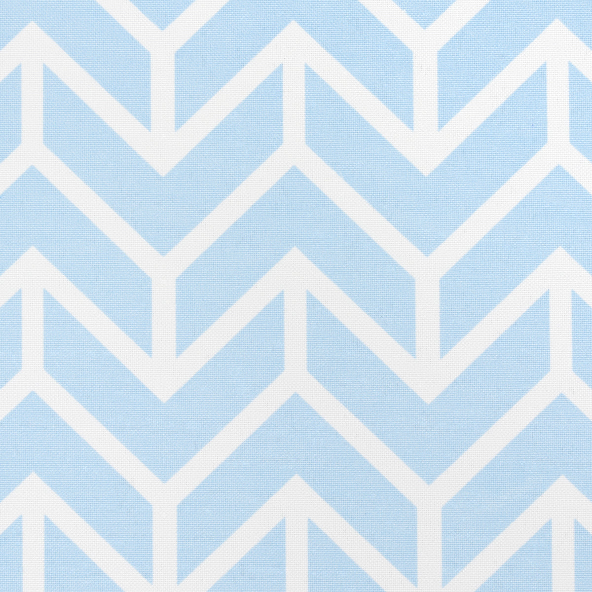 Schumacher Chevron Indoor/Outdoor Sky Fabric 176693