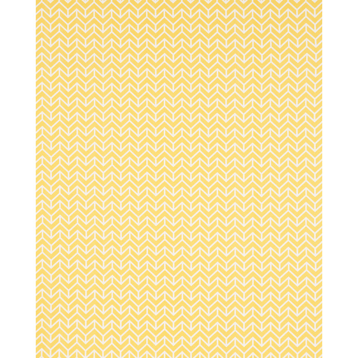 Schumacher Chevron Indoor/Outdoor Yellow Fabric 176694