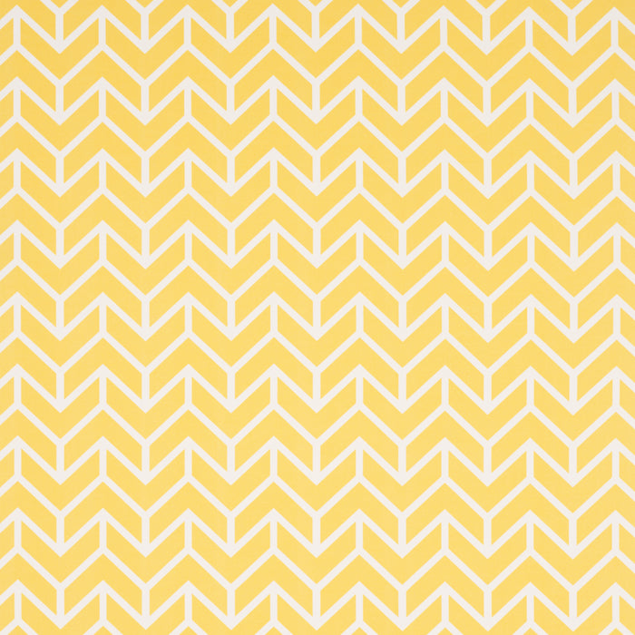 Schumacher Chevron Indoor/Outdoor Yellow Fabric 176694