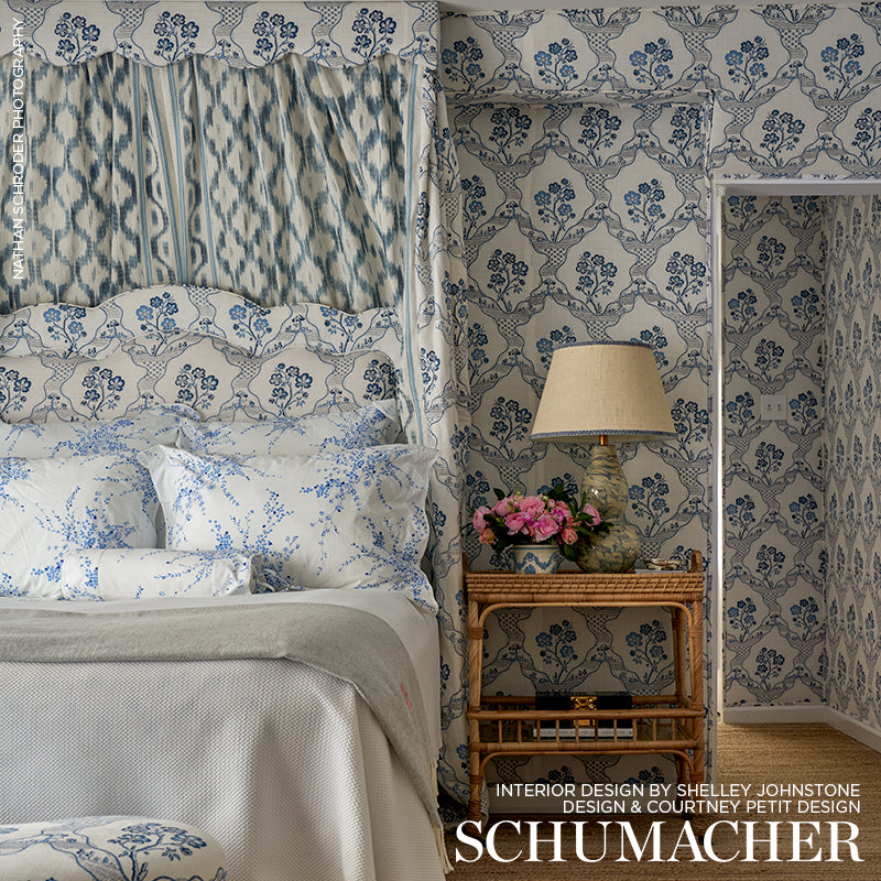 Schumacher Marella Delft Fabric 176850