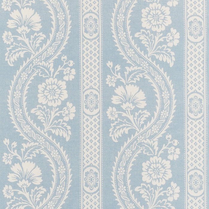 Schumacher Versailles Blue Fabric Sample 176950