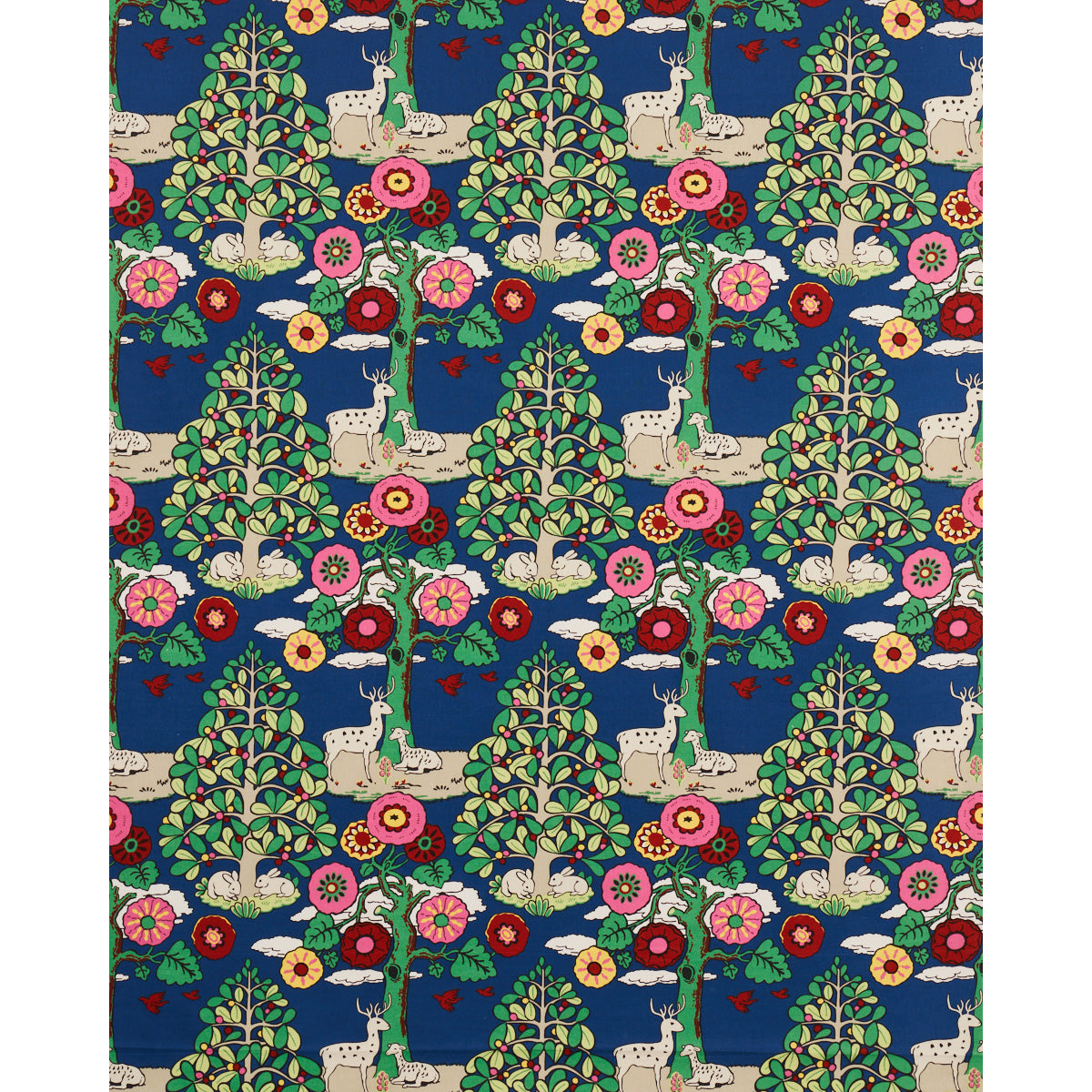 Schumacher Fantasy Forest Blue & Multi Fabric 176970