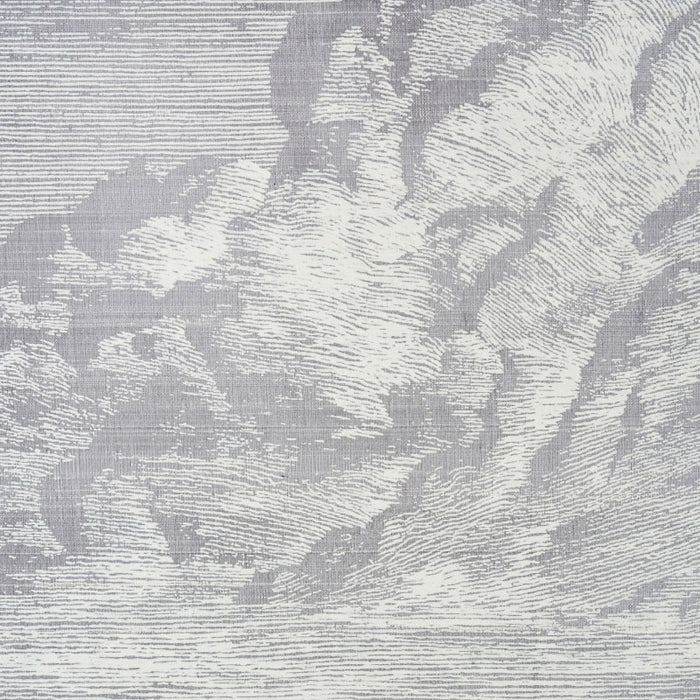 Schumacher Cloud Toile Fog Fabric Sample 177002