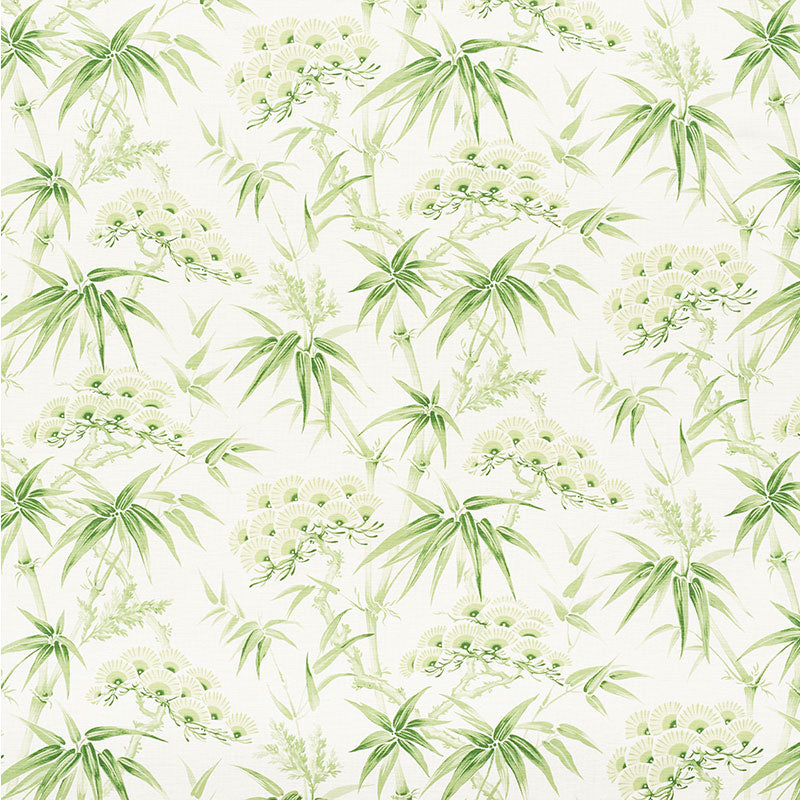 Schumacher Arita Floral Leaf Fabric 177041