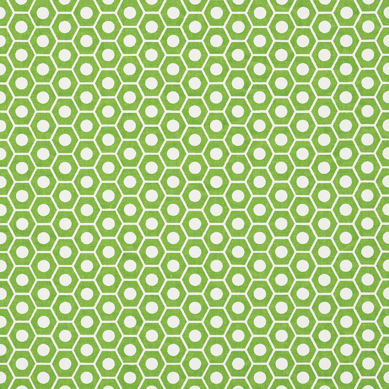 Schumacher Queen B Green Fabric 177075