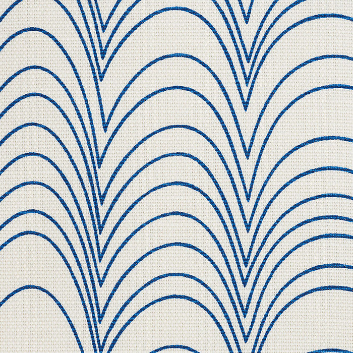 Schumacher Richter Blue Fabric Sample 177110