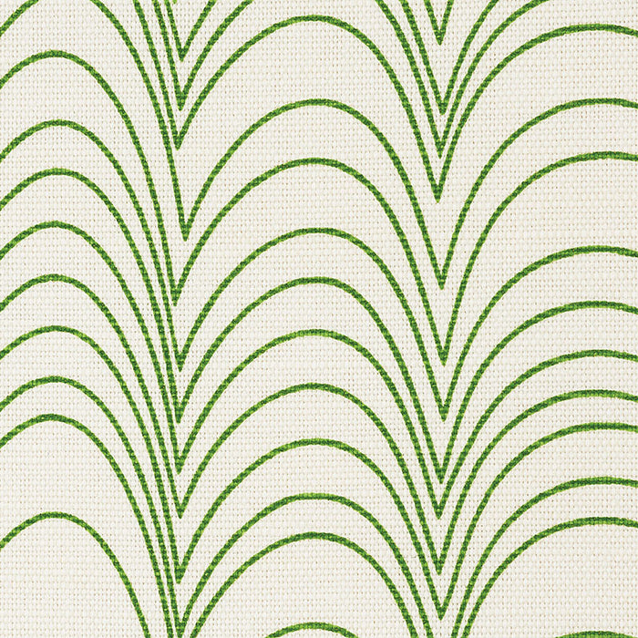 Schumacher Richter Green Fabric Sample 177111