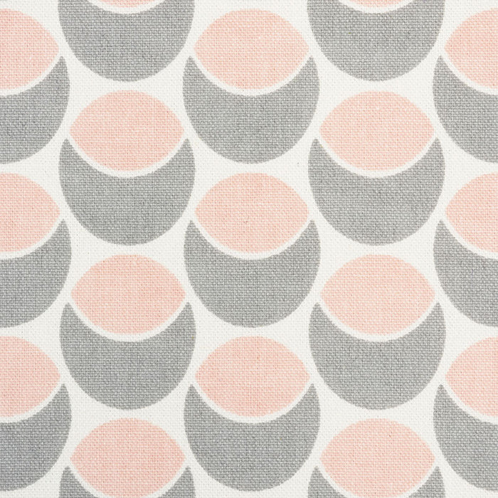 Schumacher Buds Dove & Blush Fabric Sample 177152