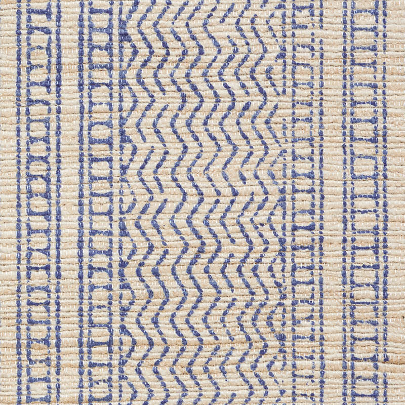 Schumacher Mohave Indigo Fabric 177181