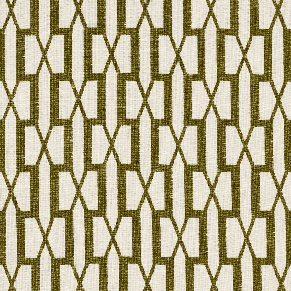 Schumacher Belvedere Olive Fabric Sample 177191