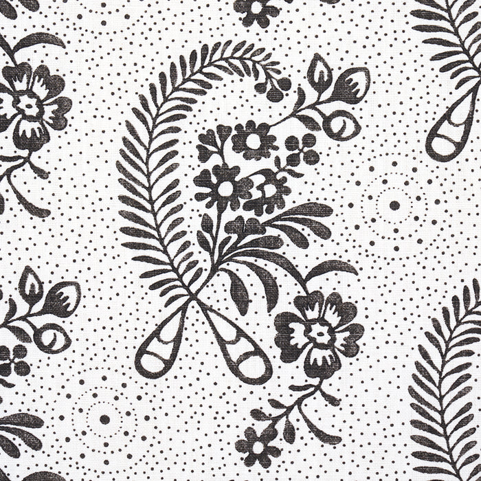 Schumacher Millicent Blackwork Fabric 177211