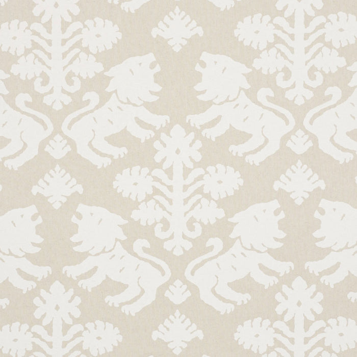 Schumacher Regalia Natural Fabric Sample 177302