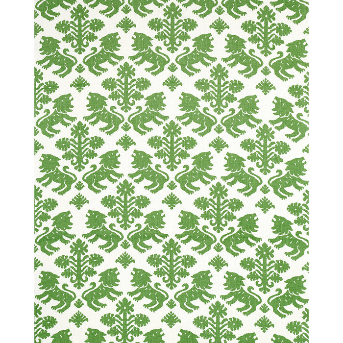 Schumacher Regalia Green Fabric Sample 177303