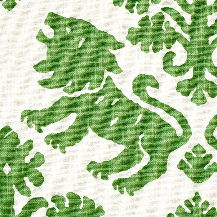 Schumacher Regalia Green Fabric Sample 177303