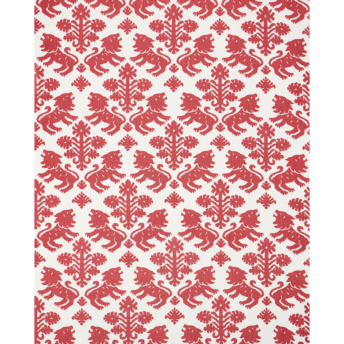 Schumacher Regalia Red Fabric 177304