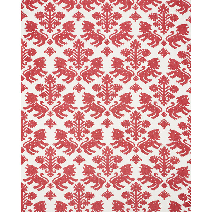 Schumacher Regalia Red Fabric 177304