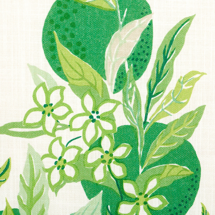 Schumacher Citrus Garden Indoor/Outdoor Leaf Fabric 177332