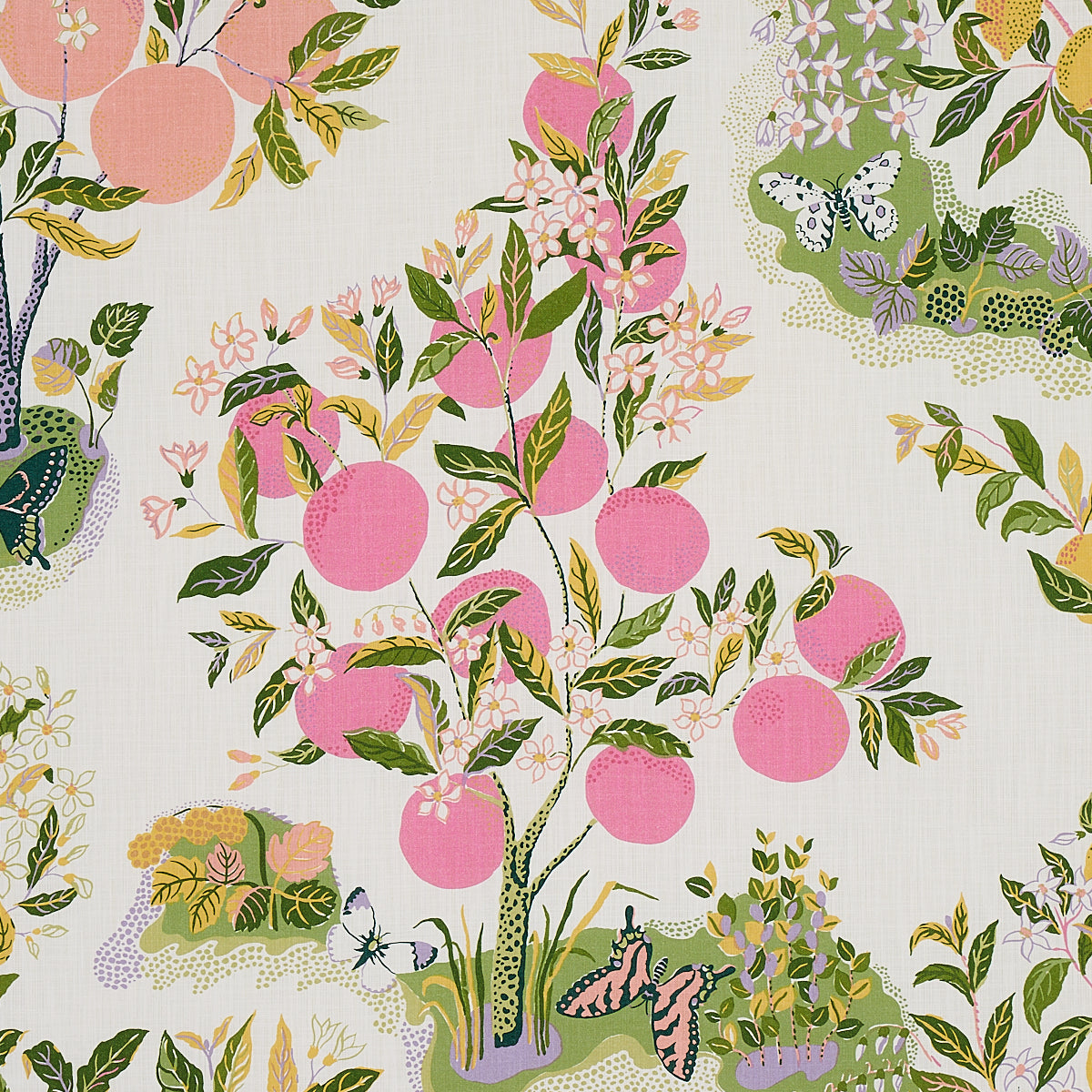 Schumacher Citrus Garden Indoor/Outdoor Garden Fabric 177333