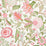 Schumacher Arborvitae Pink & Leaf Fabric 177371