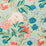 Schumacher Enchanted Garden Aqua Fabric Sample 177390