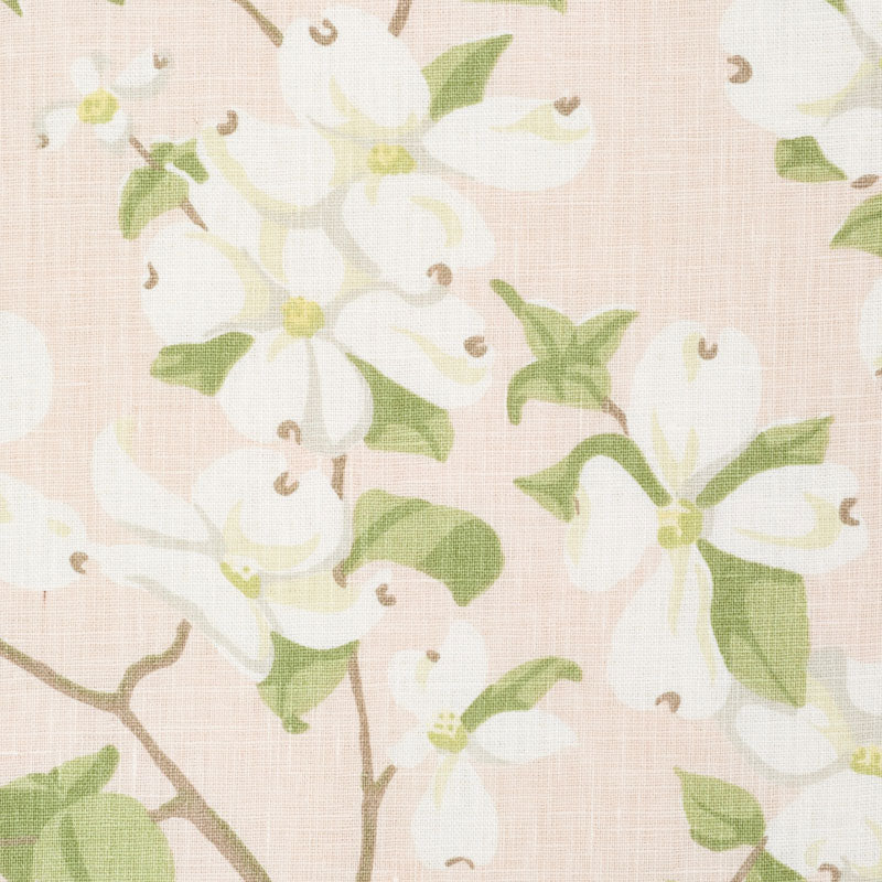 Schumacher Blooming Branch Blush Fabric Sample 177410