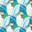 Schumacher Ananas Peacock Fabric 177541