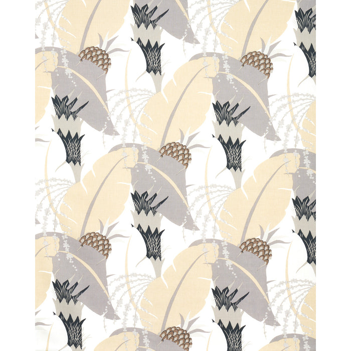 Schumacher Ananas Neutral Fabric 177542