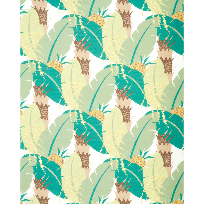 Schumacher Ananas Palm Fabric 177543